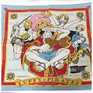 One Piece One Luffy Pirates Anime Bandana Scarf Japan Rare